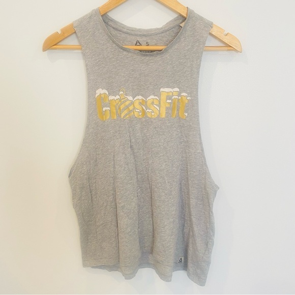 Reebok Tops - Reebok Singlet Grey Size Small CrossFit Christmas Fitness Activewear Sport Tank